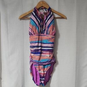 Liz Claiborne Purple Swimsuit